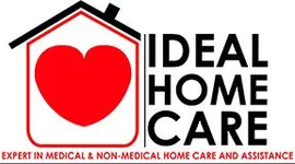 Ideal Home Care Graphic Heart Inside House Outline